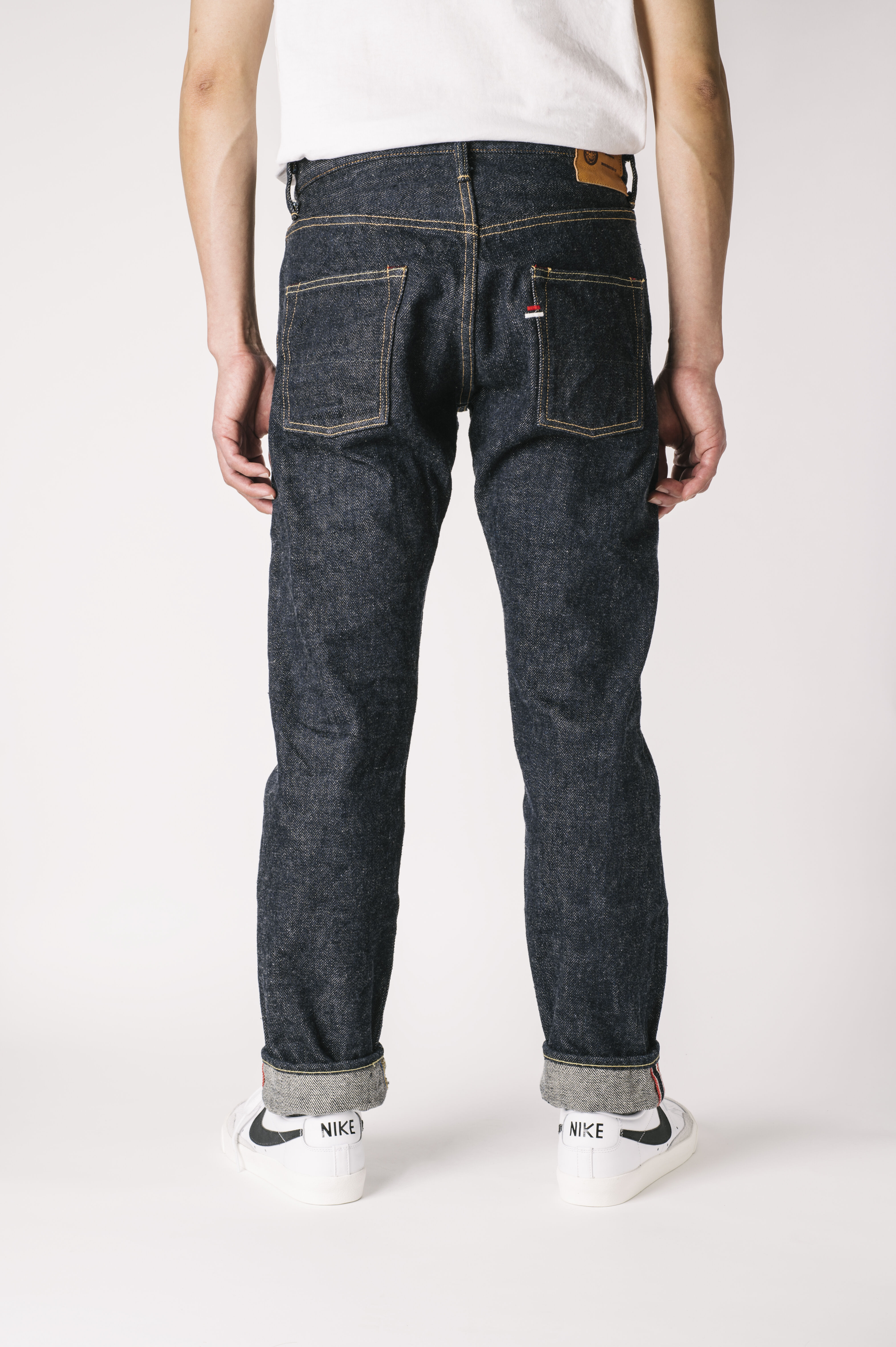 OTHT ONI x TANUKI コラボレーション 21.5oz シークレットデニムハイライズテーパードジーンズ