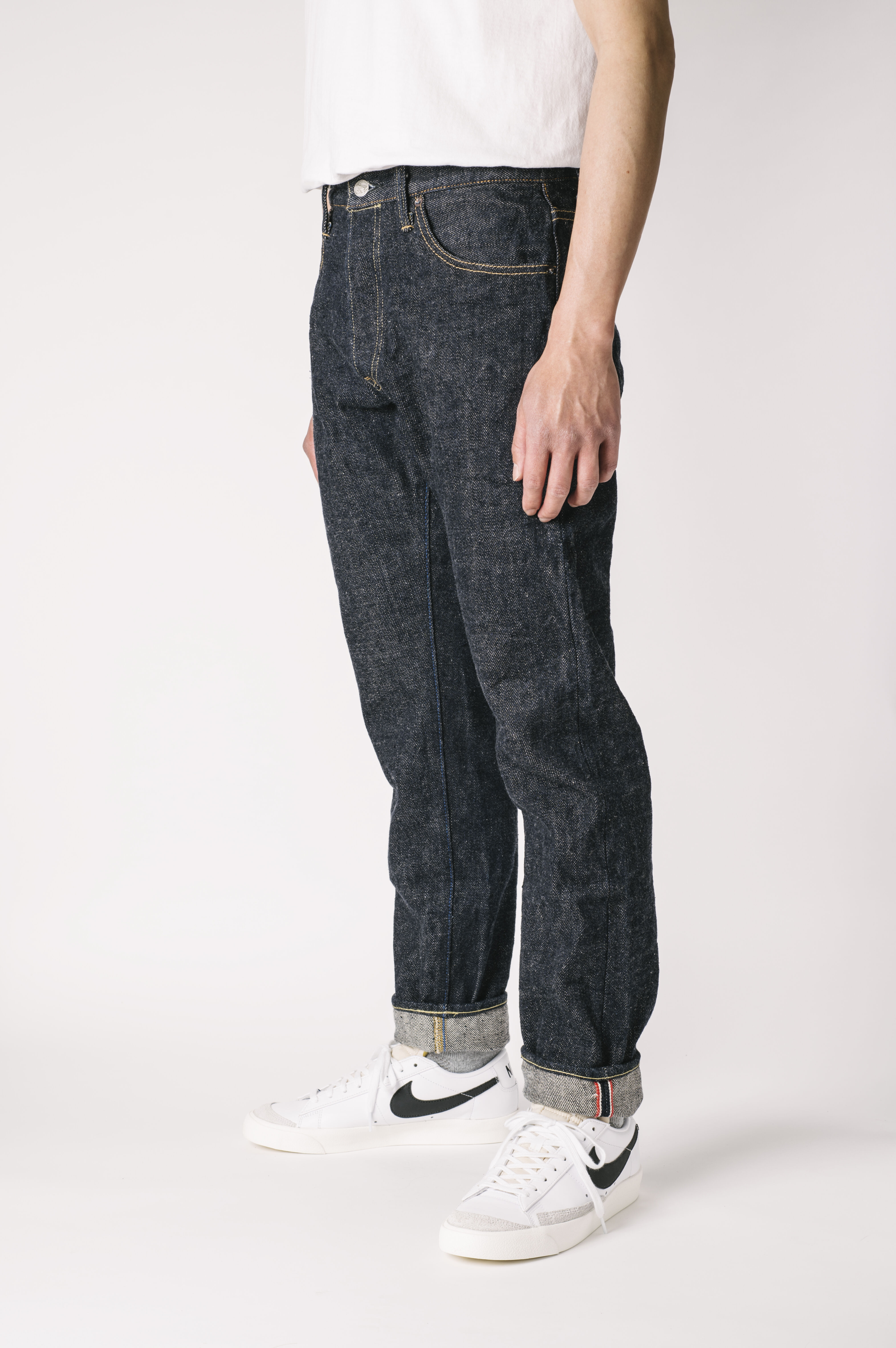 Buy OTHT ONI x TANUKI コラボレーション 21.5oz シークレットデニムハイライズテーパードジーンズ for JPY 30000  | Tanuki